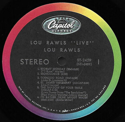 Lou Rawls : Live! (LP, Album, Scr)