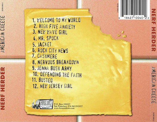 Nerf Herder : American Cheese (CD, Album)