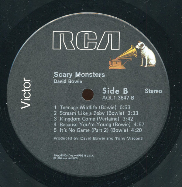 david bowie scary monsters lp Buy David Bowie : Scary Monsters (LP, Album, RP, Ind) Online for a great price – The Turntable Store