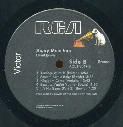David Bowie : Scary Monsters (LP, Album, RP, Ind)