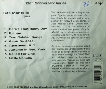 Tete Montoliu : Songs For Love (CD, Album)