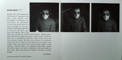 Tete Montoliu : Songs For Love (CD, Album)