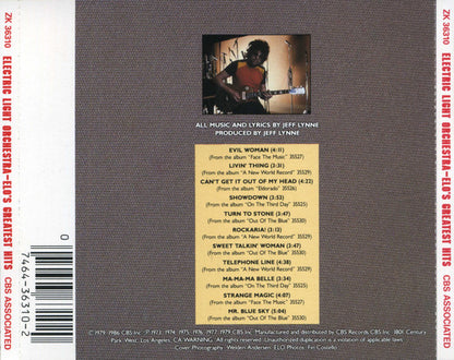 Electric Light Orchestra : ELO's Greatest Hits (CD, Comp)