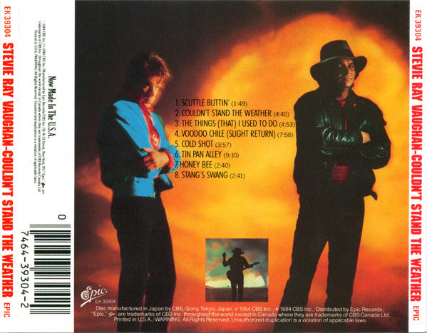 その他 LP Stevie Ray Vaughan &amp; Double Trouble Couldnt St- 283P534 EPIC Japan /00260 Stevie Ray Vaughan And Double Trouble – Couldn't Stand The