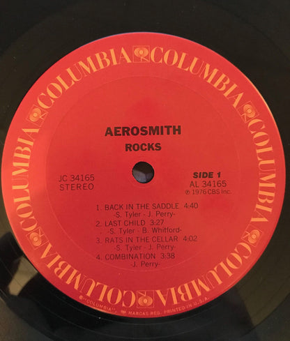 Aerosmith : "Rocks" (LP, Album, Pit)