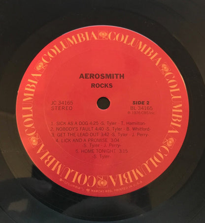 Aerosmith : "Rocks" (LP, Album, Pit)