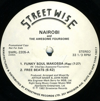 Nairobi : Funky Soul Makossa (12", Promo)