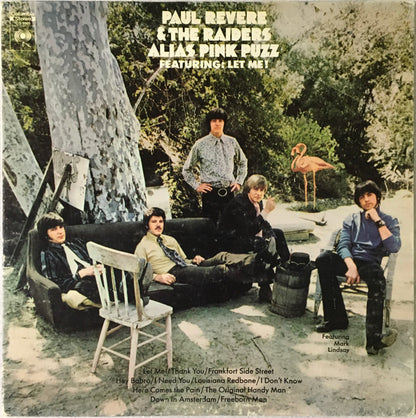 Paul Revere & The Raiders Featuring Mark Lindsay : Alias Pink Puzz (LP, Album, Ter)
