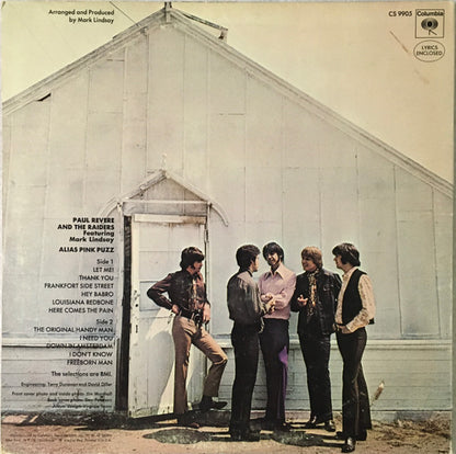 Paul Revere & The Raiders Featuring Mark Lindsay : Alias Pink Puzz (LP, Album, Ter)