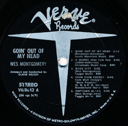 Wes Montgomery : Goin' Out Of My Head (LP, Album, Gat)