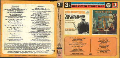 Hugo Montenegro : Music From "A Fistful Of Dollars" & "For A Few Dollars More" & "The Good, The Bad & The Ugly" / Music To Spy By (Reel, 4tr Stereo, Comp)