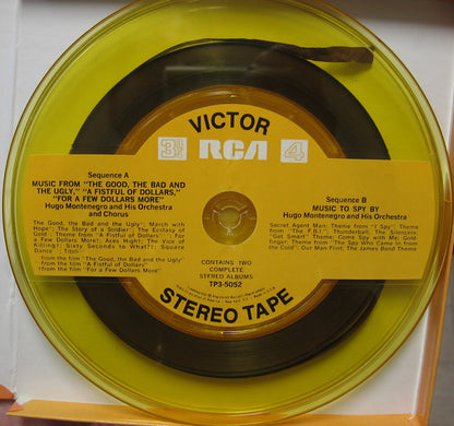 Hugo Montenegro : Music From "A Fistful Of Dollars" & "For A Few Dollars More" & "The Good, The Bad & The Ugly" / Music To Spy By (Reel, 4tr Stereo, Comp)