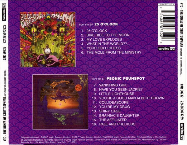 The Dukes Of Stratosphear : Chips From The Chocolate Fireball (An Anthology) (CD, Comp, RM)