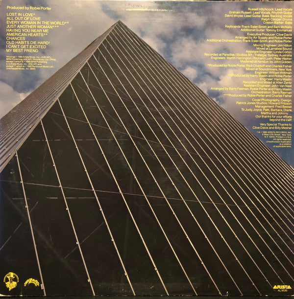 Air Supply : Lost In Love (LP, Album, San)