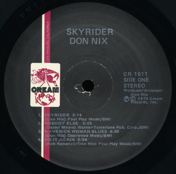 Don Nix : Skyrider (LP, Album)
