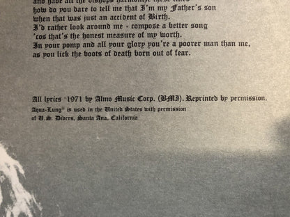 Jethro Tull : Aqualung (LP, Album, RE)