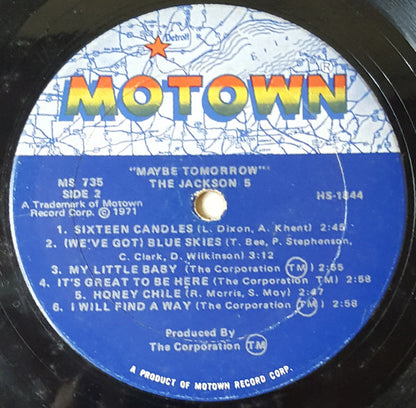 Jackson 5ive* : Maybe Tomorrow (LP, Album, Gat)