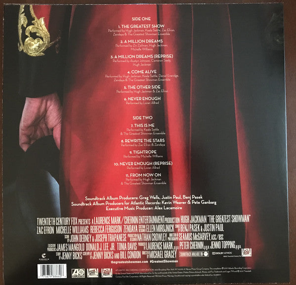 Various, Benj Pasek, Justin Paul (5) : The Greatest Showman (Original Motion Picture Soundtrack) (LP, Album)