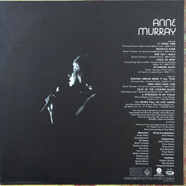 Anne Murray : Anne Murray (LP, Album, Jac)