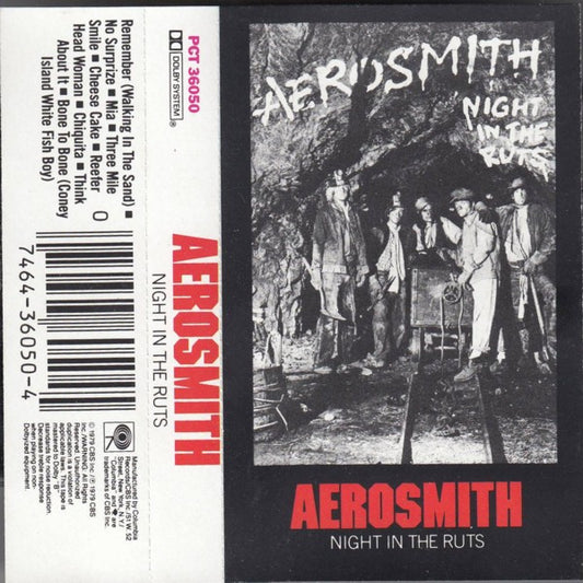 Aerosmith : Night In The Ruts (Cass, Album)