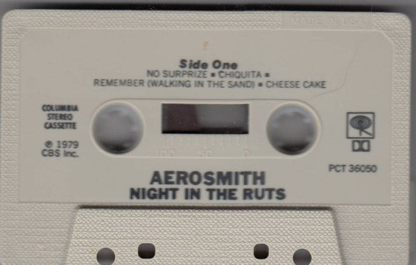 Aerosmith : Night In The Ruts (Cass, Album)