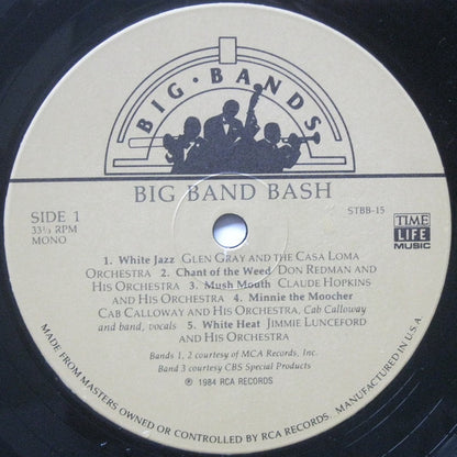 Various : Big Bands: Big Band Bash (2xLP, Comp, Mono)