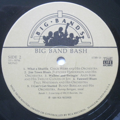 Various : Big Bands: Big Band Bash (2xLP, Comp, Mono)