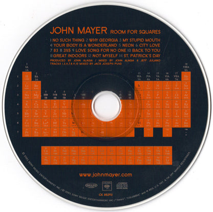 John Mayer : Room For Squares (CD, Album)