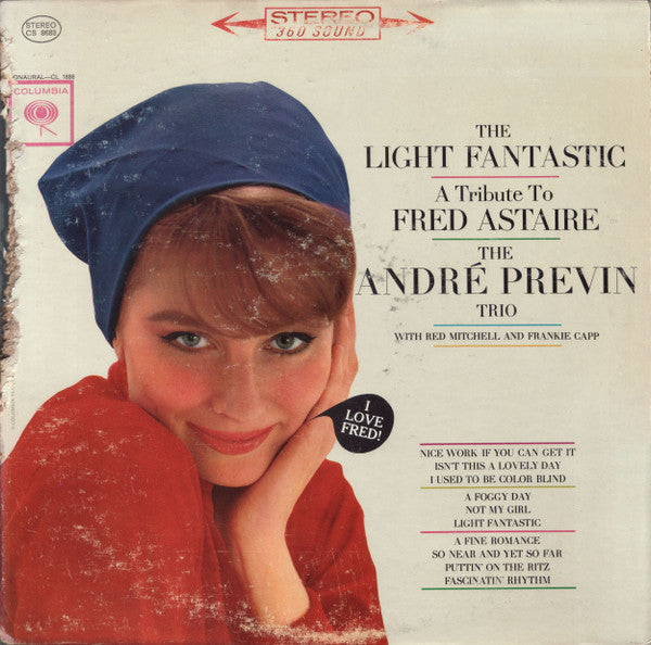 The André Previn Trio With Red Mitchell And Frank Capp : The Light Fantastic: A Tribute To Fred Astaire (LP, Album)