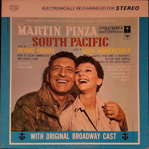 Rodgers & Hammerstein / Featuring Mary Martin, Ezio Pinza With "South Pacific" Original Broadway Cast : South Pacific (LP, Album, RE, RP, Gat)