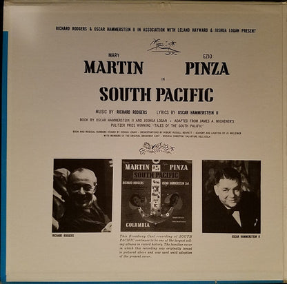 Rodgers & Hammerstein / Featuring Mary Martin, Ezio Pinza With "South Pacific" Original Broadway Cast : South Pacific (LP, Album, RE, RP, Gat)