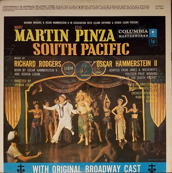 Rodgers & Hammerstein / Featuring Mary Martin, Ezio Pinza With "South Pacific" Original Broadway Cast : South Pacific (LP, Album, RE, RP, Gat)