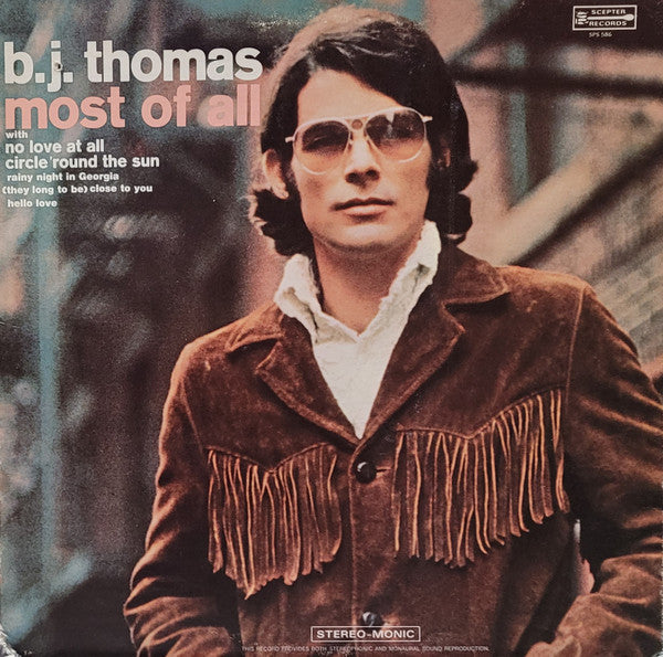 B.J. Thomas : Most Of All (LP, Album, Gat)