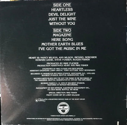 Heart : Magazine (LP, Album, RE, Gol)