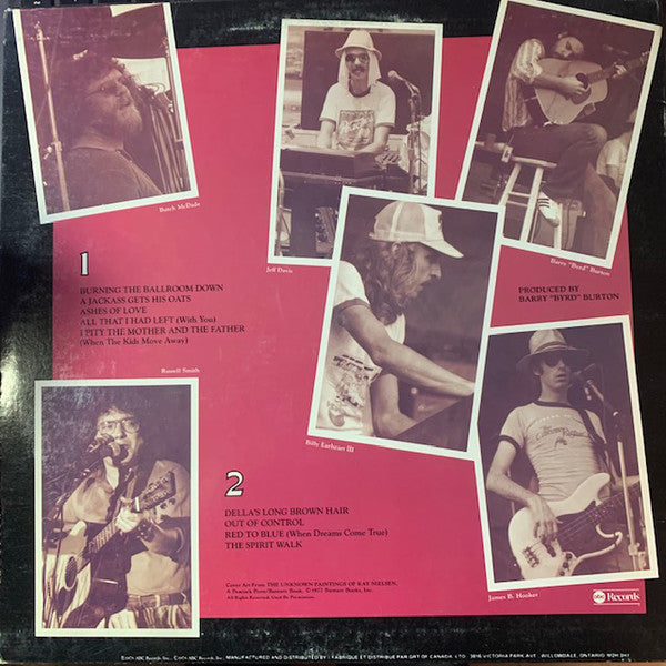 The Amazing Rhythm Aces : Burning The Ballroom Down (LP, Album)