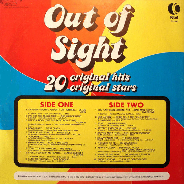 Various : Out Of Sight (LP, Comp)