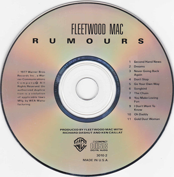 Buy Fleetwood Mac : Rumours (CD, Album, RE) Online for a great