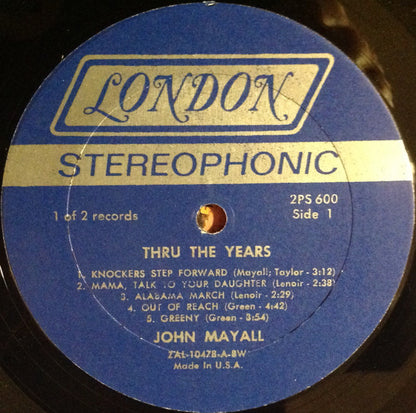 John Mayall : Thru The Years (2xLP, Comp, Bes)
