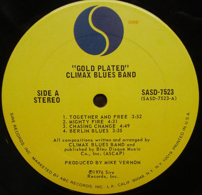 Climax Blues Band : Gold Plated (LP, Album, Pit)