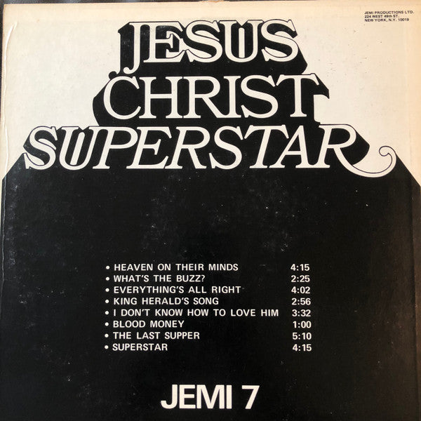 Jemi 7 : Jesus Christ Superstar / Godspell (LP)