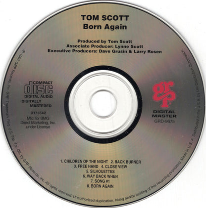 Tom Scott : Born Again (CD, Album, Club)
