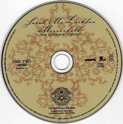 Sarah McLachlan : Mirrorball: The Complete Concert (2xCD, Album, Copy Prot., RM)