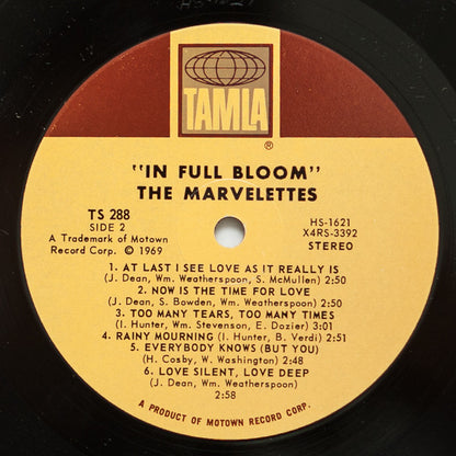 The Marvelettes : In Full Bloom (LP, Album)