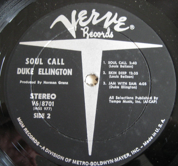 Duke Ellington : Soul Call (LP, Album, DG)
