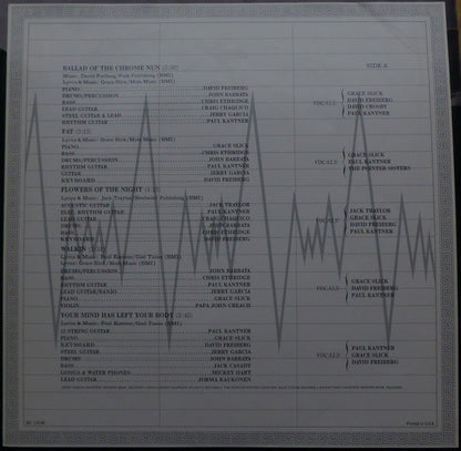 Paul Kantner, Grace Slick & David Freiberg : Baron Von Tollbooth & The Chrome Nun (LP, Album, Ind)