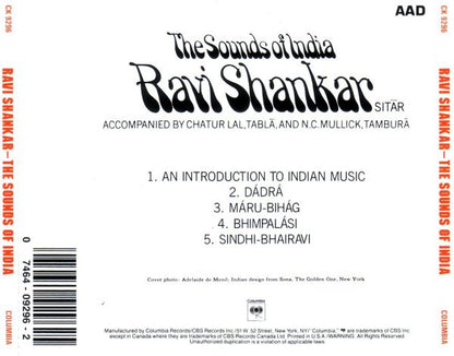Ravi Shankar : The Sounds Of India (CD, Album, Mono, RE)