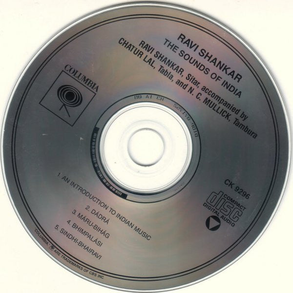 Ravi Shankar : The Sounds Of India (CD, Album, Mono, RE)
