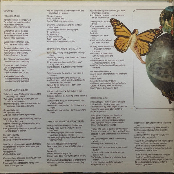 Joni Mitchell : Clouds (LP, Album, M/Print, Pit)