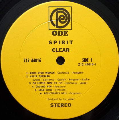 Spirit (8) : Clear (LP, Album, Ter)