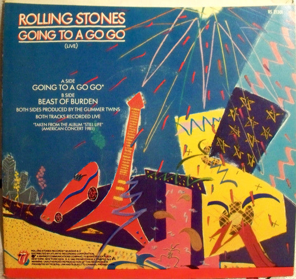The Rolling Stones : Going To A Go Go (Live) (7", Single, Spe)